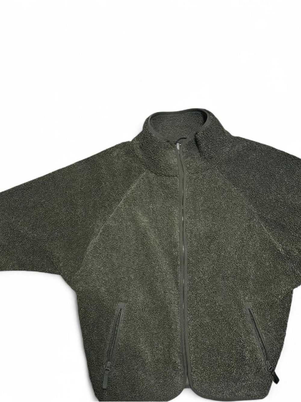 Women’s All in Motion Olive Green Full-Zip Fleece Jacket